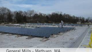 General Mills - Methuen, MA: solar installation timelapse by Nexamp