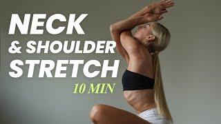 10 Minute Stretches for Neck, Shoulder & Upper Back Pain Relief to release Tension and Relax