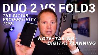 Samsung Z Fold 3 vs Microsoft Duo 2 Review for Productivity