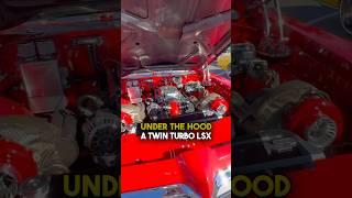 1970 Pontiac LeMans: Twin Turbo LSX with Striking Red Interior & Big Wheels! #pontiac #lsxturbo