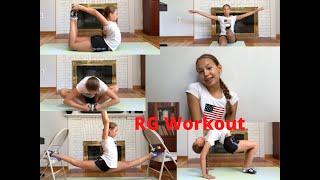 RG Workout - At Home (Warmup, Stretching, Kicks and more) | RG Sisters