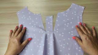 Tips and tricks on how to sew a beautiful neck design easily and quickly