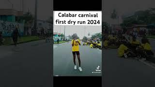 Calabar carnival first dry Run 2024 #crossriverstate #calabarcarnival #calabarcarnival