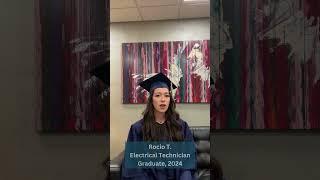 Graduate Spotlight-Rocio T. Electrical Technician program graduate