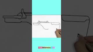 How to draw aug gun #drawing #draw pubg free fire I Chill how to draw