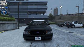 GTA V - LSPDFR 0.4.9 - LSPD/LAPD - City Patrol - Pursuit of Armored SUV - 4K