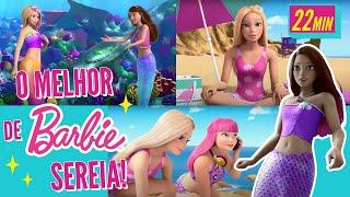 BARBIE SEREIA | MIX DE AVENTURAS NO OCEANO  | Desenho Da Barbie Em Potuguês