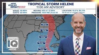 Tropical Storm #Helene Significant flash flood risk to the Carolinas | Brad's #weather vlog 9/24/24