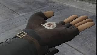 Flattened in his Hand