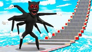 HOW FAR CLIMB STAIRS GOD CARTOON CAT! Gmod Garry's Mod Sandbox!