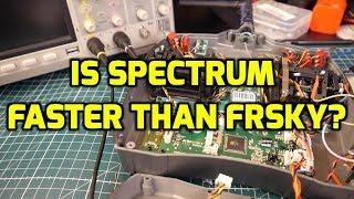 Spectrum VS FrSky Latency Testing // Flysky vs Spectrum vs FrSky