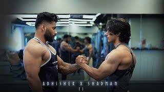 Chest workout with @AbhishekYadavyt Camera chori ho gya Gayab | shadman shadyy