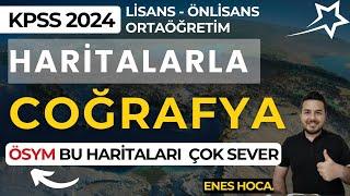 Haritalarla COĞRAFYA Tekrarı I Enes Hoca I Kpss 2024 #kpss2024 #kpss