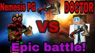 Pixel gun 3d. Nemesis PG VS DOCTOR. Viking duel. Epic battle!