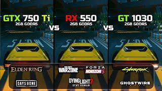 GT 1030 vs RX 550 vs GTX 750 Ti | Test In New Games!