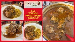 My Christmas Present From My Ranch Friend/OLD SCHOOL SMOTHERED OXTAILS/VLOGMAS DAY 24