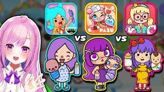 NEWBORN BABY! Avatar World vs YOYA vs TOCA LIFE WORLD ️