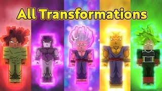 Dragon Block C : All Transformations for Every Race on Arai Craft