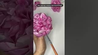 Пион из фоамирана / цветы из фоамирана / flowers from foamiran / diy