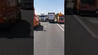 Грузовик Girteka Logistics вылетел на встречную полосу / Girteka truck flew into the oncoming lane