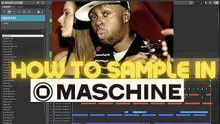 Maschine Tutorial | Easiest Way To Sample For Beginners| J Dilla Drum Method