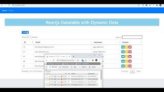 Reactjs Datatables with Dynamic Data