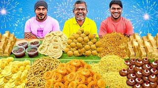 Diwali Snacks Eating Challenge, Winners Get ₹1000 | Mad Brothers