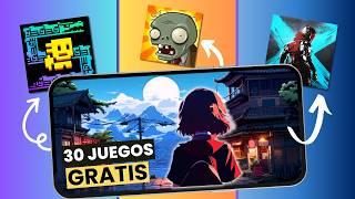 30 Juegos GRATIS que si valen la Pena en Android, iOS