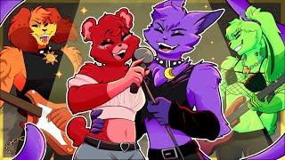 DogDay X CatNap & Bobby BearHug X Hoppy HopScotch Rockstar Lovers┃Poppy Playtime Chapter 3┃Comic Dub