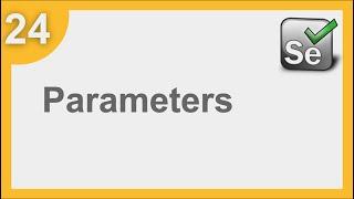 Selenium Framework for Beginners 24 | TestNG How to use Parameters | in Selenium