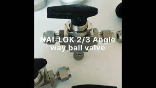 NAI-LOK 2/3 Angle way ball valve