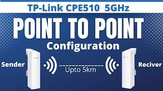 TP-Link CPE510 Point To Point Configuration | CPE510 Point To Point Setup #horizoninfotech