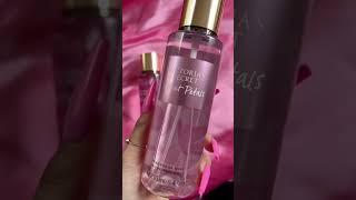 Velvet petals or Pure seduction? #victoriasecret #fragrance #smellsgood #pinkaesthetic #bodymist