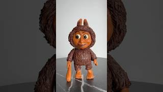 I made Tung Tung Sahur but he’s a Labubu#plasticinerelax #clay #labubu #tungtungtungsahur
