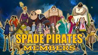 One Piece - Spade Pirates All Members