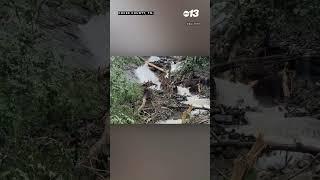Rockslide, flooding closes I-40 near TN/NC state line