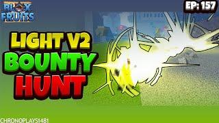 New Light V2 is EPIC in PVP! (Blox Fruits Bounty Hunting)