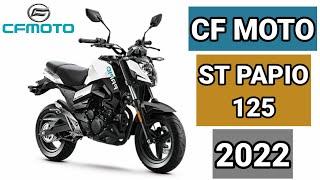 CF MOTO ST PAPIO 125 2022 PRICE TECHNICAL DESIGN AND COLORS