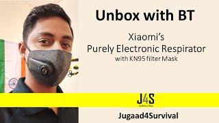 Unbox with BT - Xiaomi Purely Electronic Respirator with KN95 filter Mask