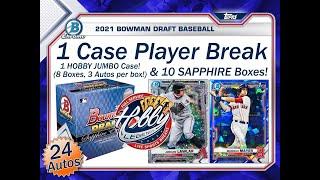 2021 Bowman Draft 1 JUMBO Case+10 Sapphire Box Player Break eBay 11/11/22