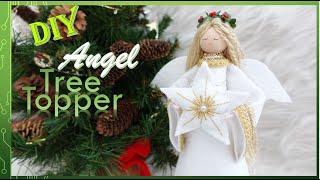 You Can Make This Elegant Angel Tree Topper | How To Make Angel Doll Step by Step | Huong Harmon