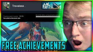 How To Get All Raft Achievements! Former Glory and Artistic Collection! Hidden Achievements and MORE