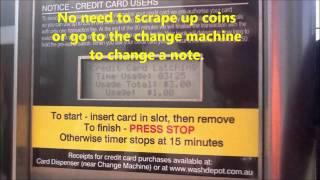 Using Visa, MasterCard, Bonus Wash & Fleet Wash Cards to pay for Vacuums