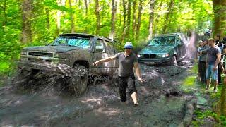 ЖЕСТКИЙ off-road В ЛЕСУ! поспорили JEEP, SUBURBAN, BMW X5, SUZUKI, HOVER, OPEL FRONTERA