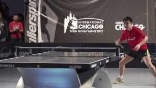 2012 Killerspin Chicago International Table Tennis Festival | Slow Motion Studies| Wang Hao