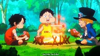 Sabo Asks Luffy & Ace Why You Both Have ''D’’ in Your Name  4K English sub