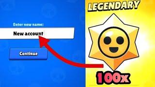 What Happens if you Open 100 star drop on a New BRAWL STARS Account ?