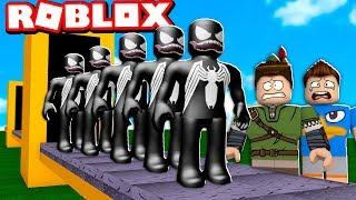 FÁBRICA DO VENOM NO ROBLOX!! (2 Player Super Villain Tycoon)