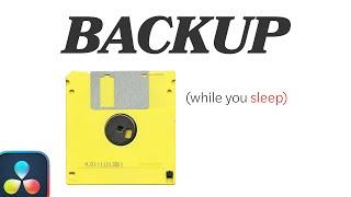 AUTOMATIC Backups for DaVinci Resolve Databases (network)