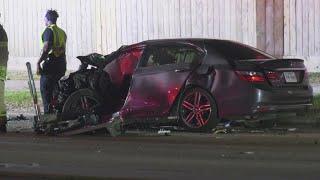 Deputies investigating deadly wrong-way crash in NW Harris County